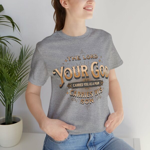 Deuteronomy 1:31  Jersey T-Shirt - Image 3