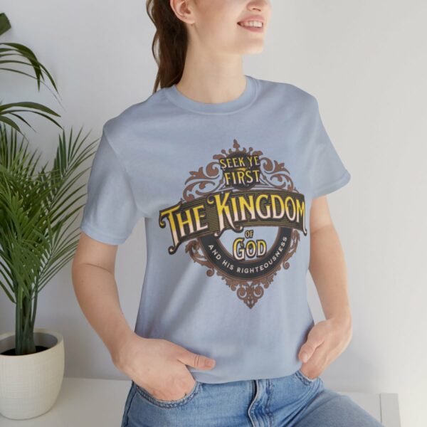 Matthew 6:33 Jersey T-Shirt - Image 3
