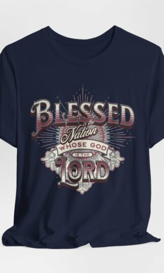 Psalm 33:12 Jersey T-Shirt