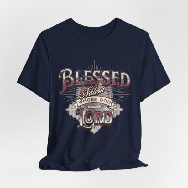 Psalm 33:12 Jersey T-Shirt