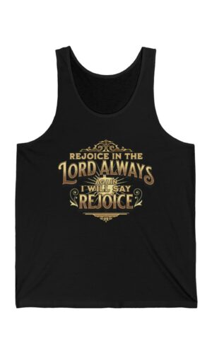 Philippians 4:4 Jersey Tank Top