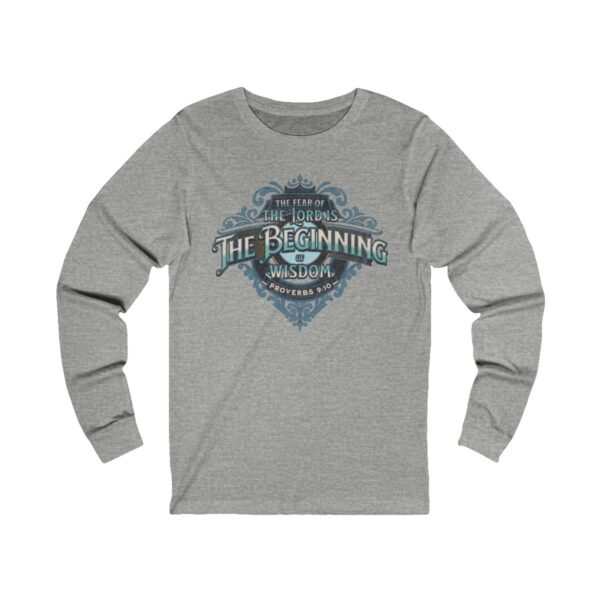 Proverbs 9:10 Jersey Long Sleeve T-Shirt