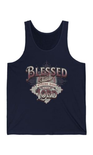 Psalm 33:12 Jersey Tank Top
