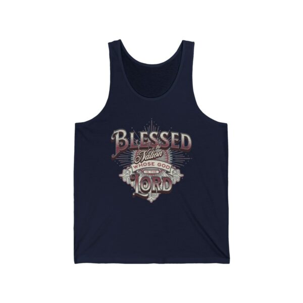 Psalm 33:12 Jersey Tank Top