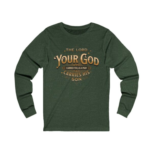 Deuteronomy 1:31 Jersey Long Sleeve T-Shirt