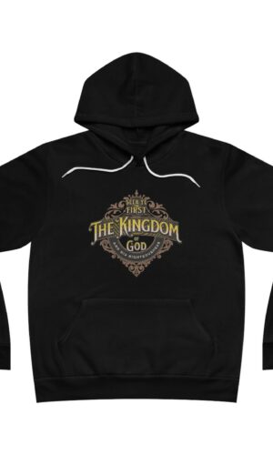 Matthew 6:33 Fleece Pullover Hoodie
