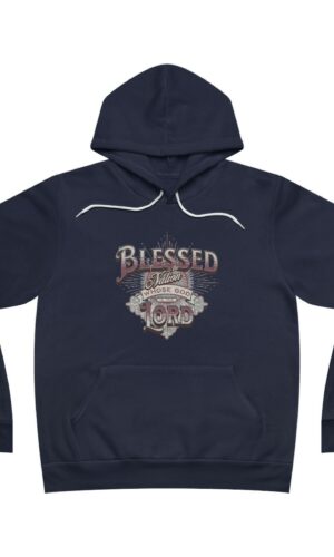 Psalm 33:12 Fleece Pullover Hoodie
