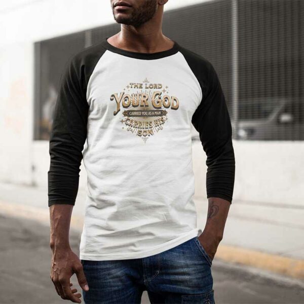 Deuteronomy 1:31 Baseball Tee - Image 2