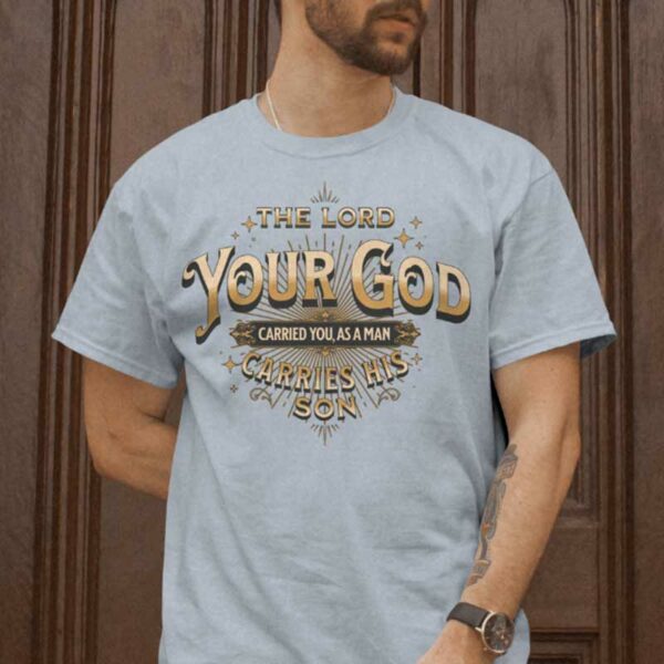 Deuteronomy 1:31  Jersey T-Shirt - Image 2