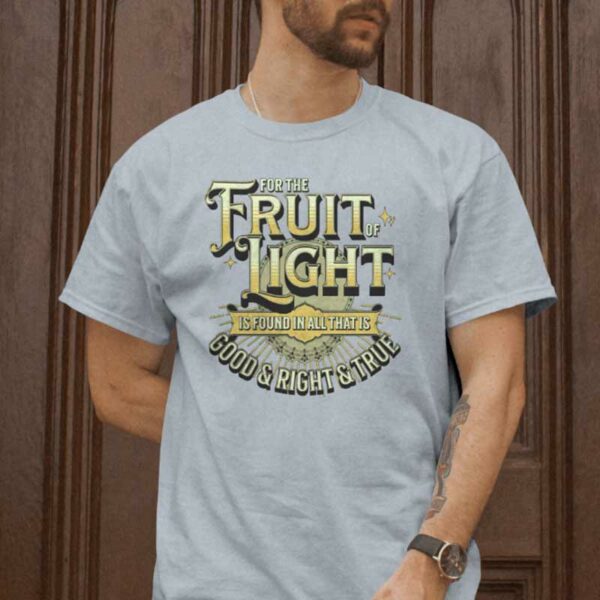 Ephesians 5:9 Jersey T-Shirt - Image 2