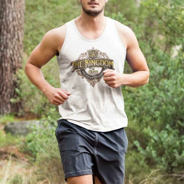 Matthew 6:33 Jersey Tank Top - Image 2