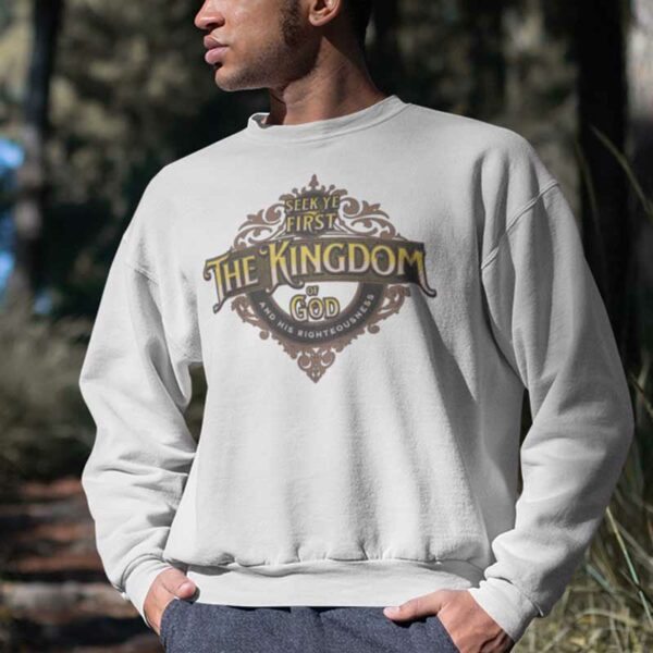 Matthew 6:33 Crewneck Sweatshirt - Image 2