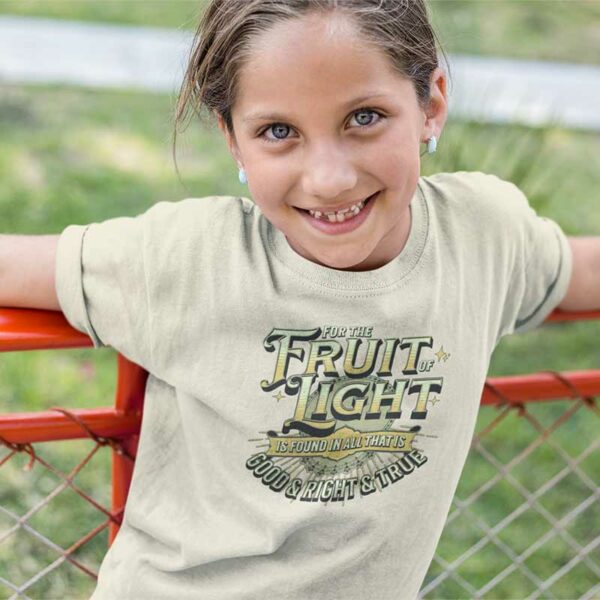 Ephesians 5:9 Kid's T-Shirt - Image 3