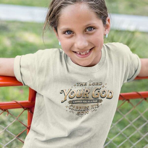 Deuteronomy 1:31 Kid's T-Shirt - Image 3