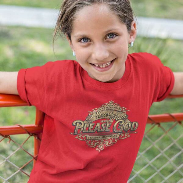 1 Thessalonians 2:4 Kid's T-Shirt - Image 2